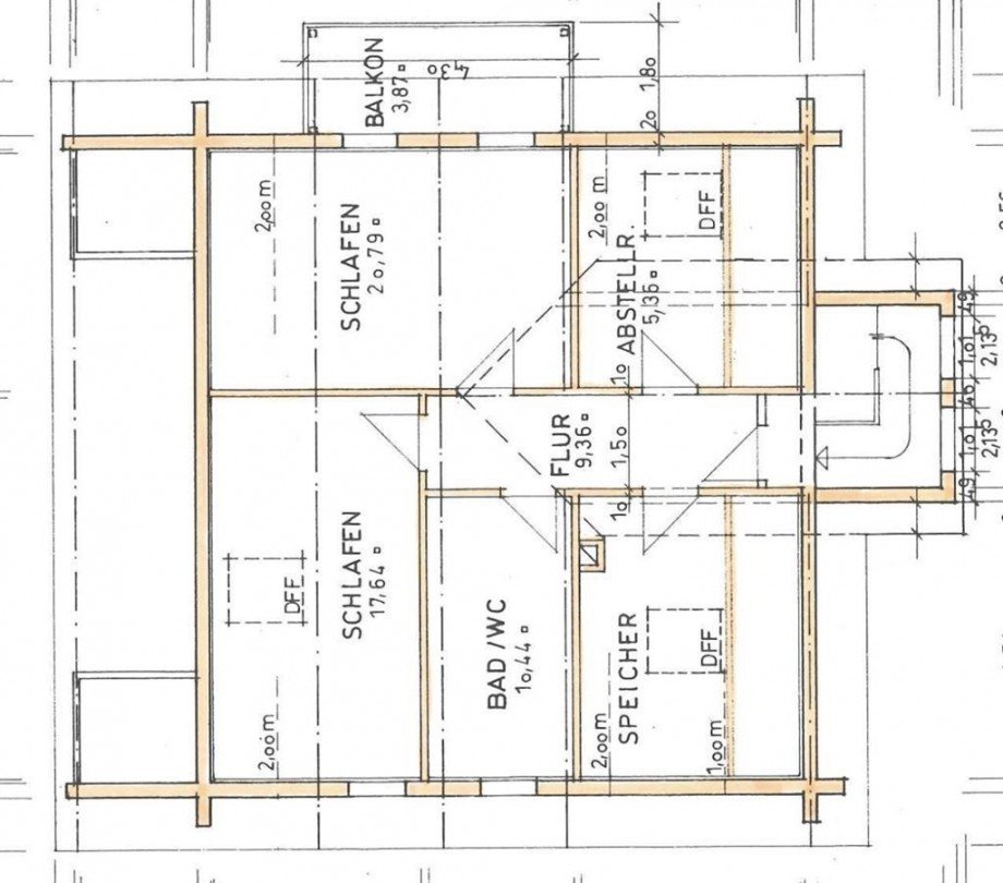 Grundriss Obergeschoss Einfamilienhaus Ransbach-Baumbach