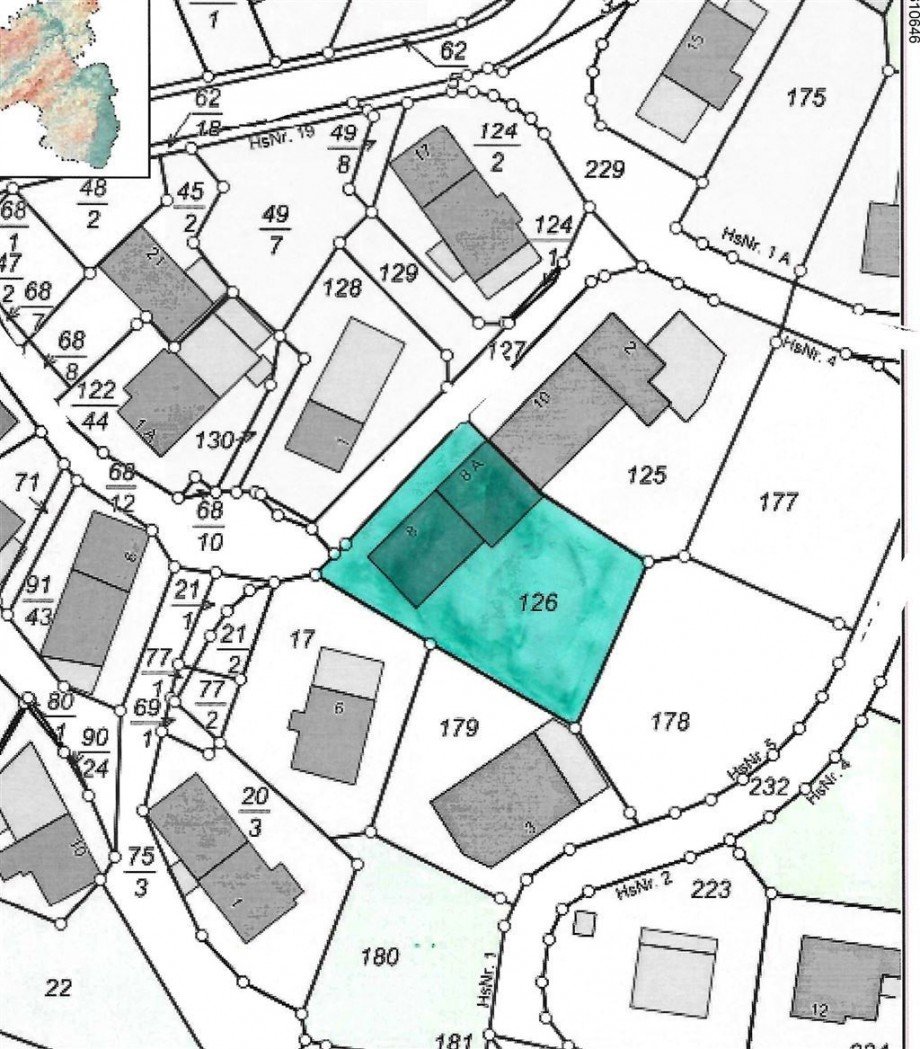 Lageplan Einfamilienhaus Fehl-Ritzhausen