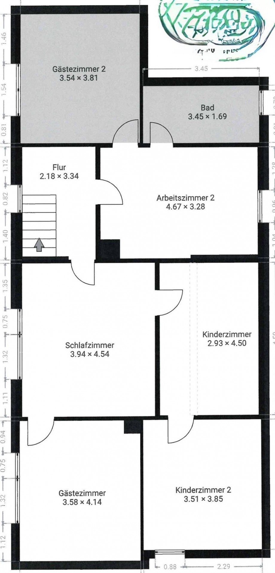 Obergeschoss Einfamilienhaus Westernohe