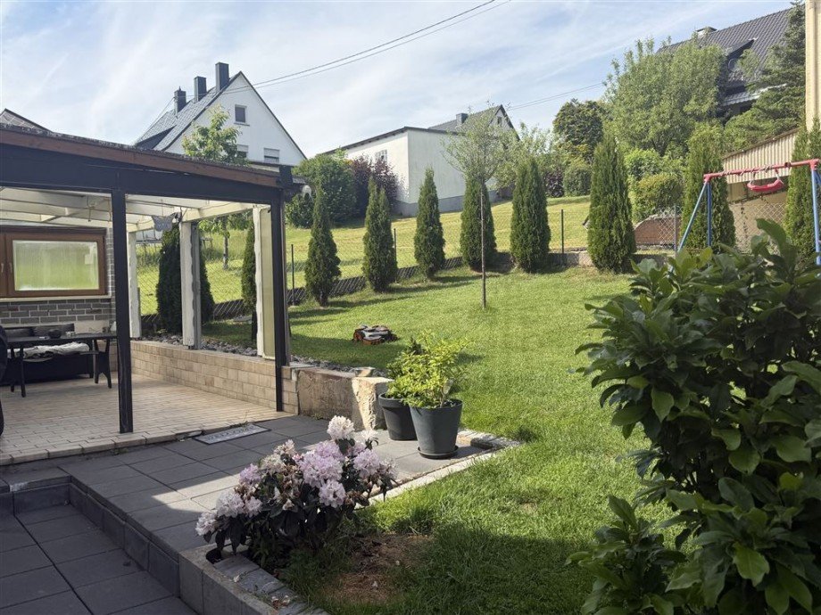 Garten mit Terrasse Einfamilienhaus Nistertal , Westerw