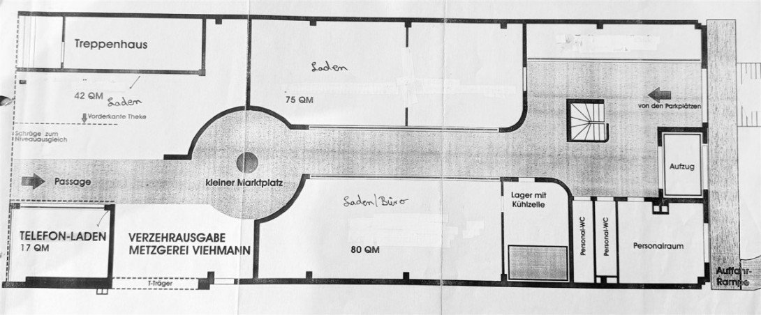 Grundriss Einzelhandel Westerburg , Westerw