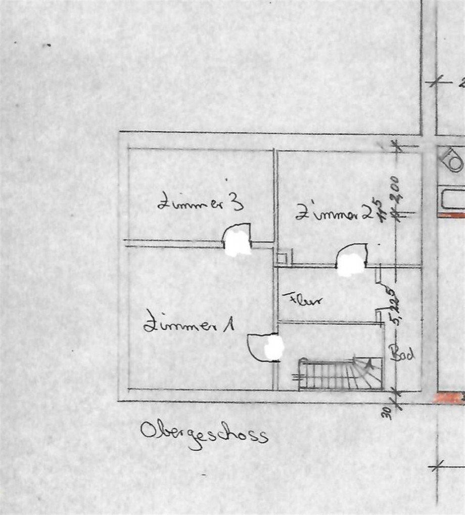 Obergeschoss Haupthaus Einfamilienhaus Langenhahn , Westerw