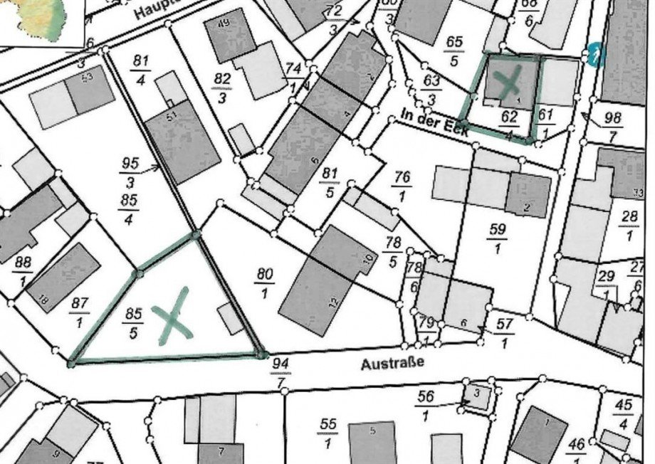 Lageplan Einfamilienhaus Westernohe