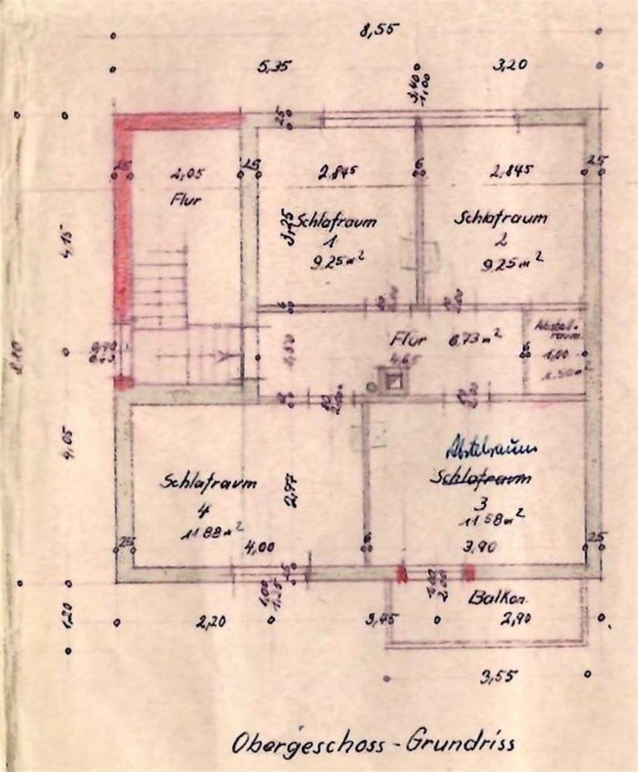 Obergeschoss Einfamilienhaus Bad Marienberg (Westerwald)