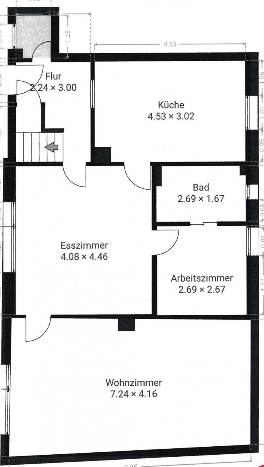 Ergeschoss Einfamilienhaus Westernohe